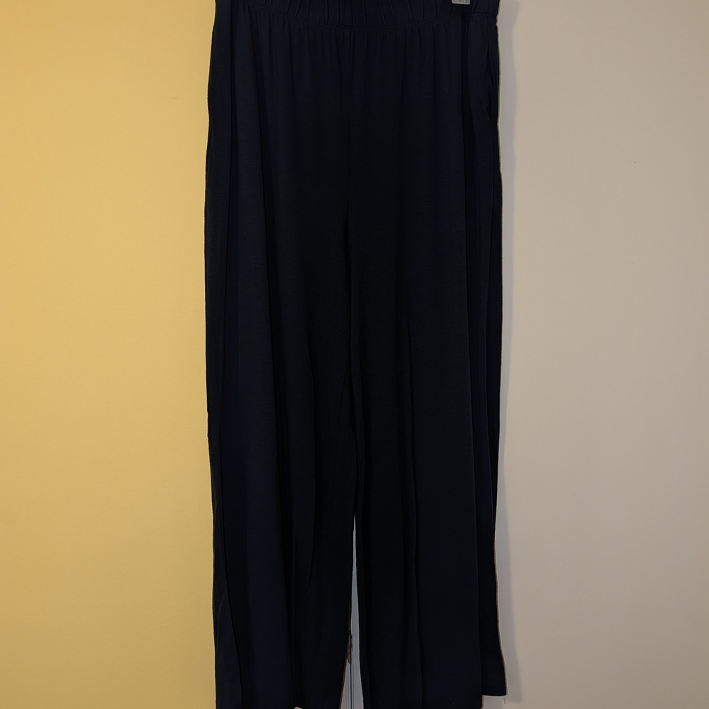 Zenana Navy Blue Wide Leg Pants
